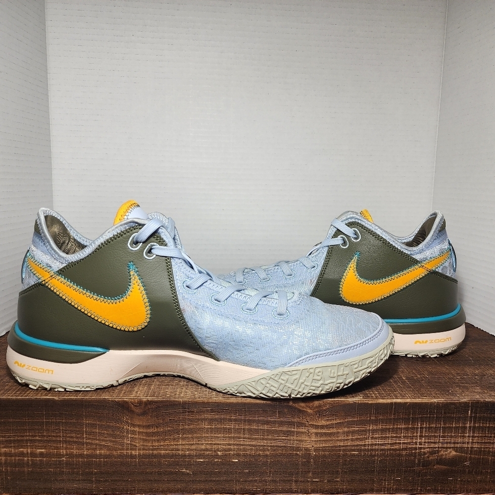 Nike Zoom Lebron NXXT Gen Blue Teal Men's Basketball Shoes